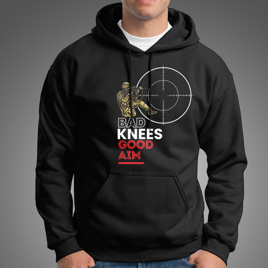 Bad Knees, Good Aim Hoodie