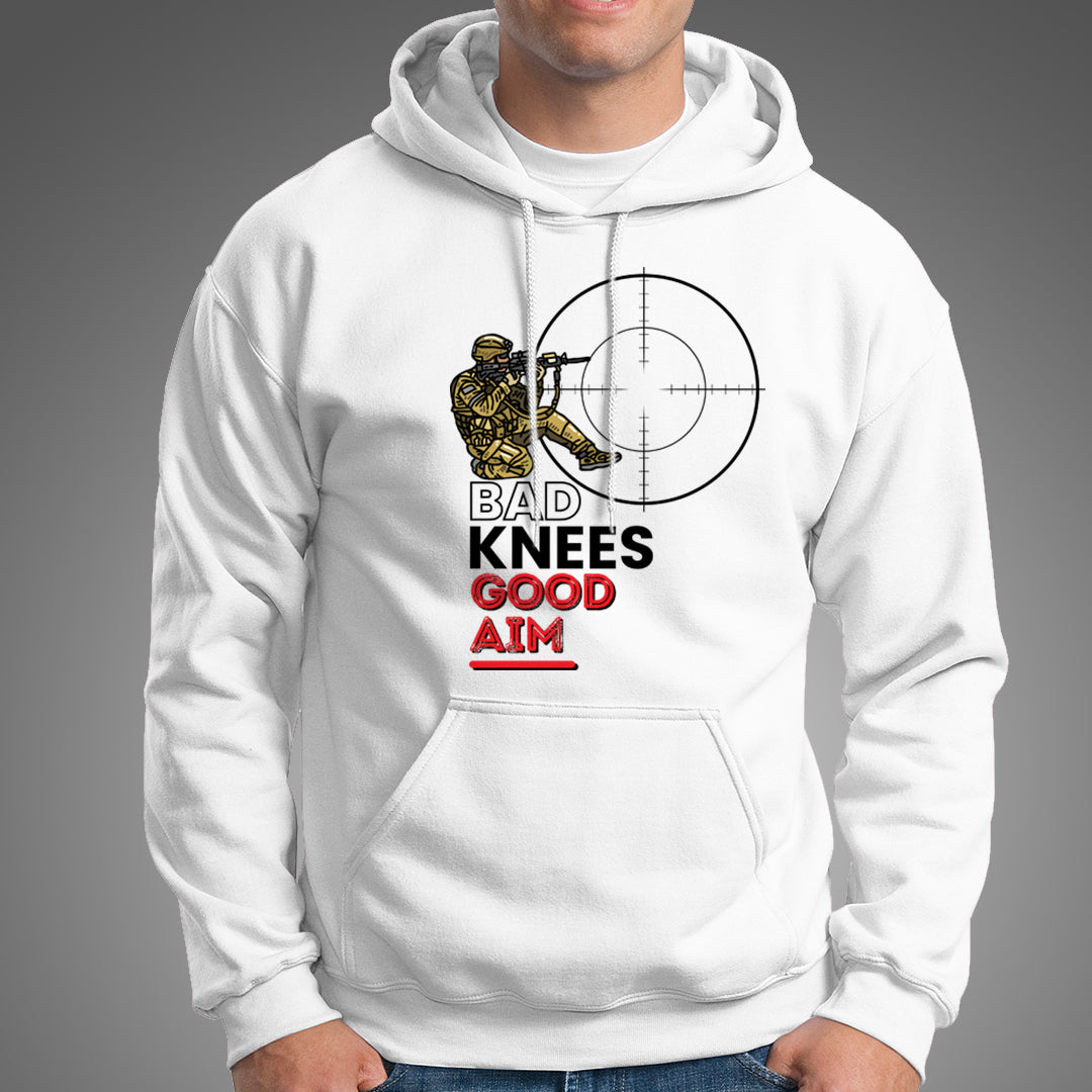 Bad Knees, Good Aim Hoodie