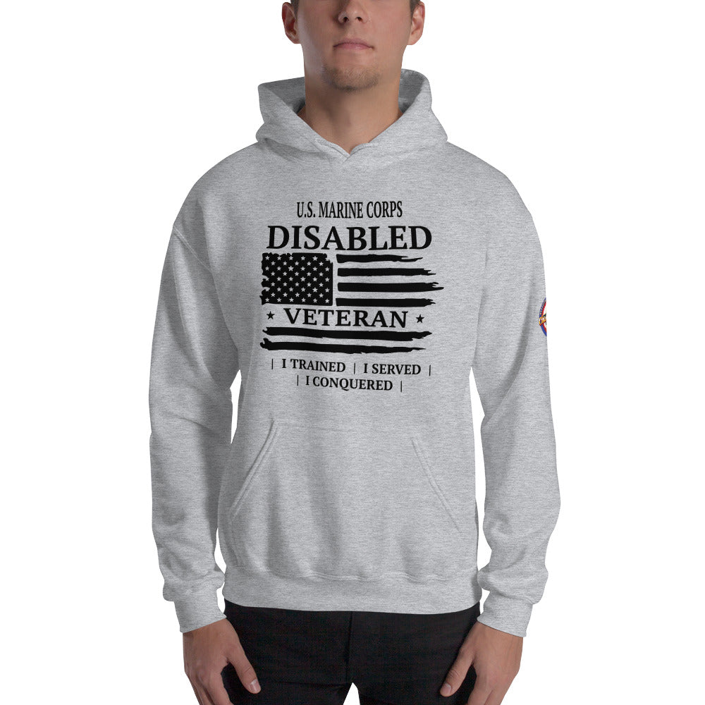 US Marine Corps Disabled Veteran Hoodie