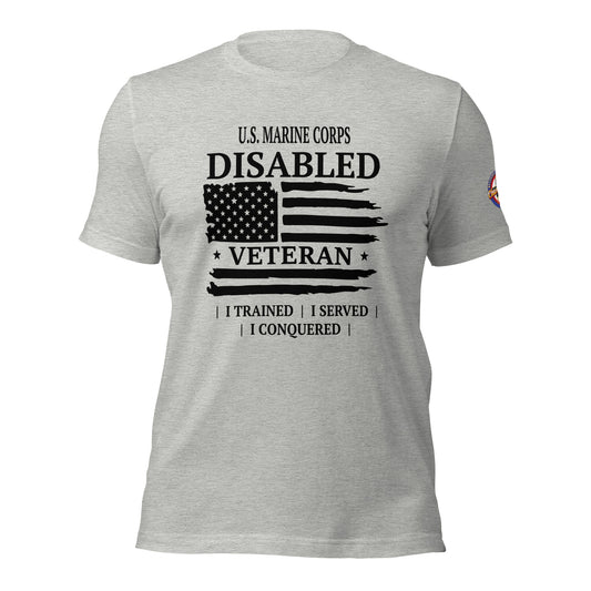 US Marine Corps Disabled Veteran T-Shirt