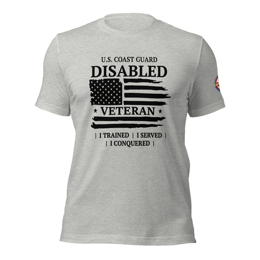 US Coast Guard Disabled Veteran T-Shirt