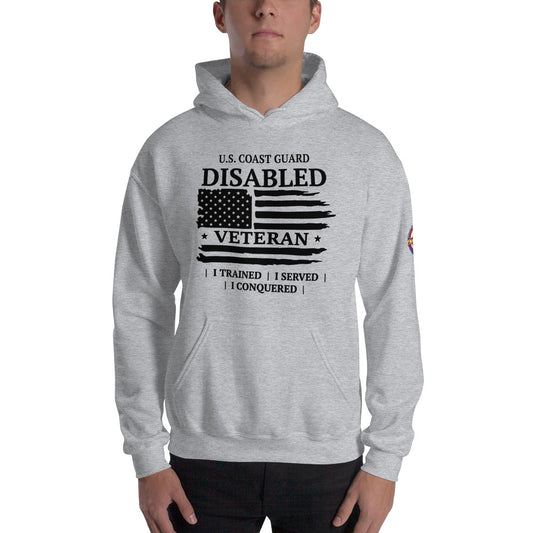 US Coast Guard Disabled Veteran Hoodie