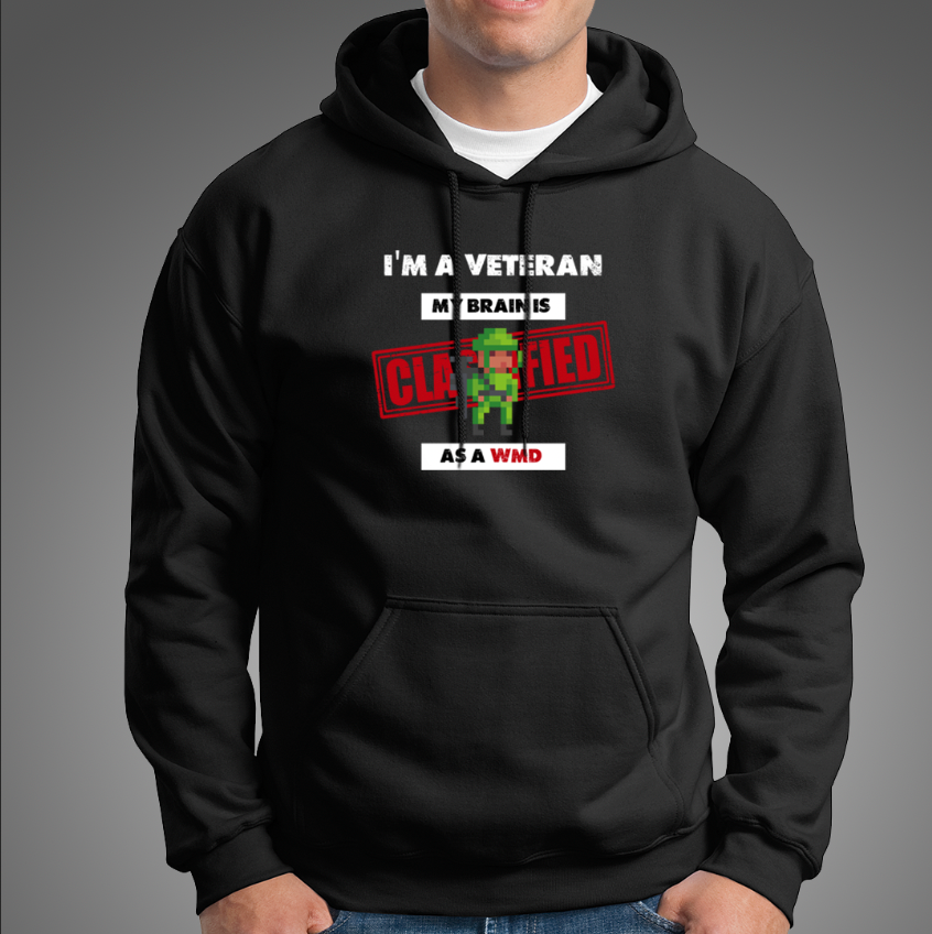 My Brain Is Classified Hoodie