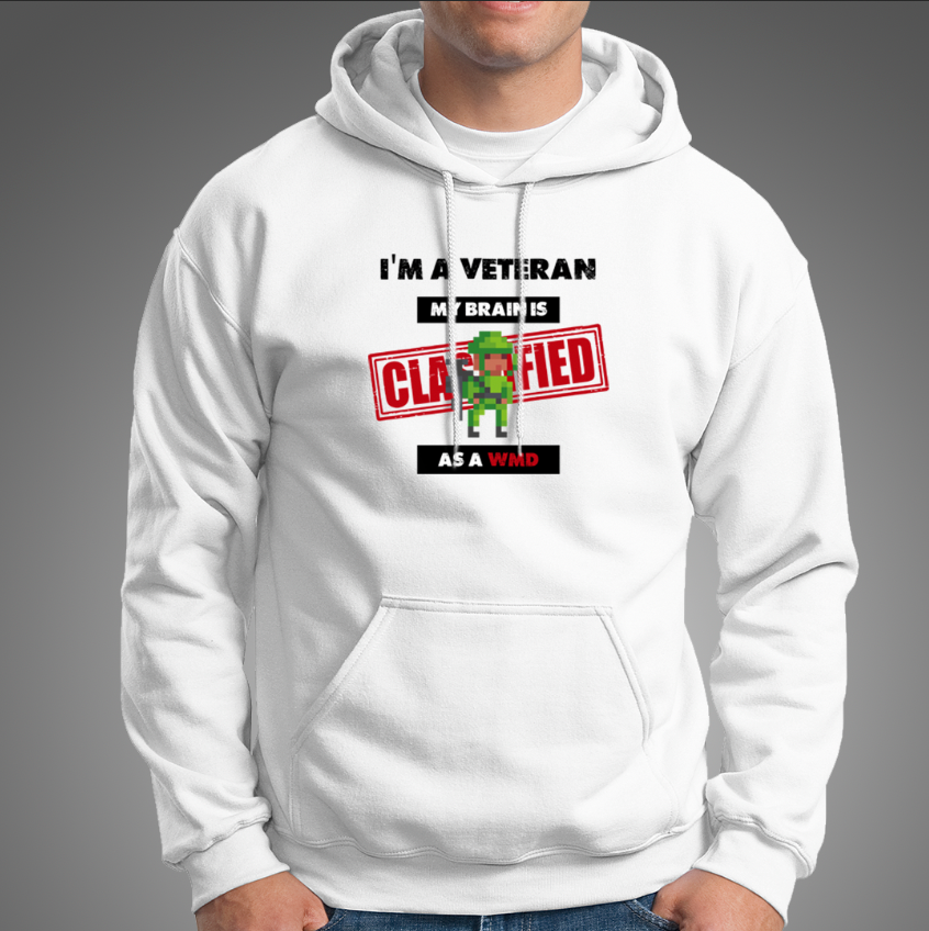 My Brain Is Classified Hoodie