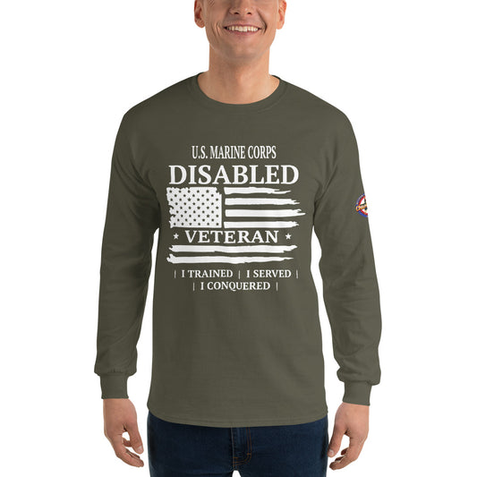 US Marine Corps Disabled Veteran Long Sleeve T-Shirt