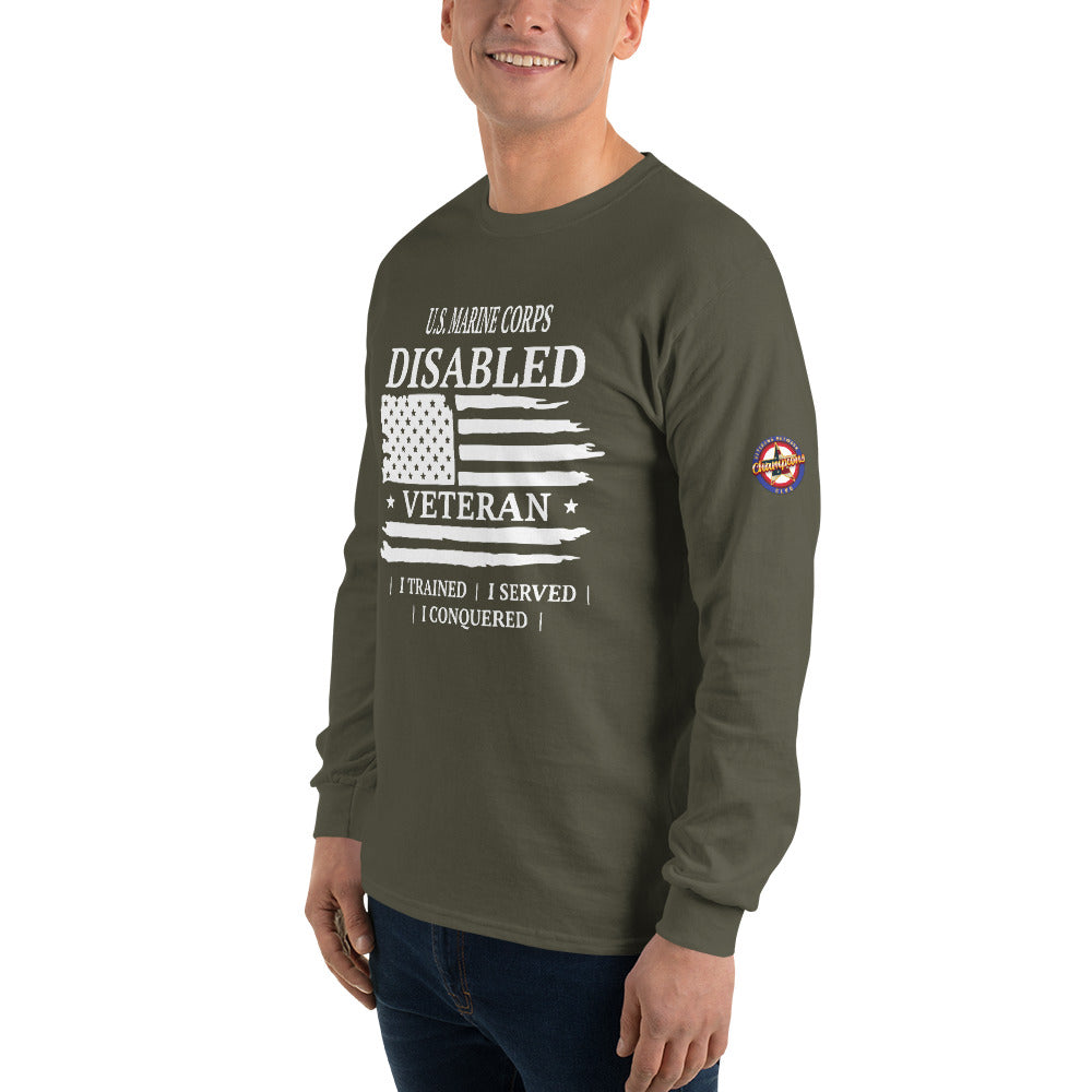 US Marine Corps Disabled Veteran Long Sleeve T-Shirt