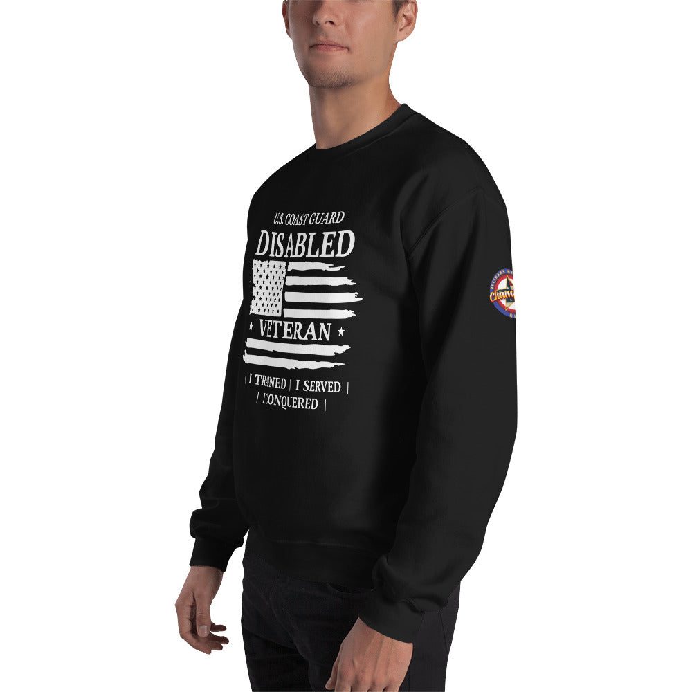 US Coast Guard Disabled Veteran Sweatshirt