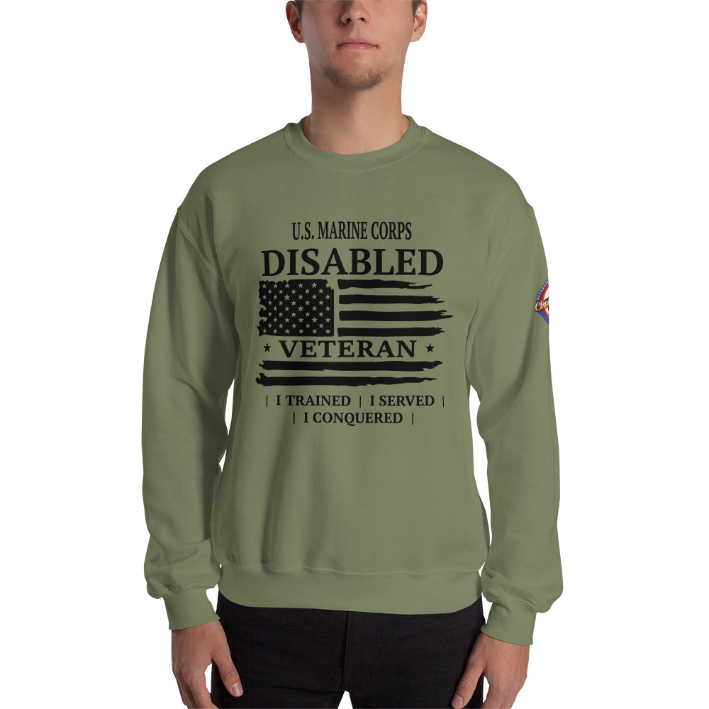 US Marine Corps Disabled Veteran Sweatshirt