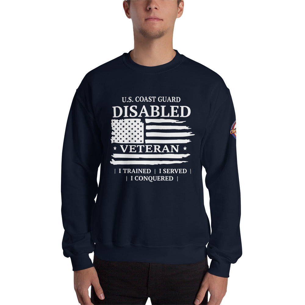 US Coast Guard Disabled Veteran Sweatshirt