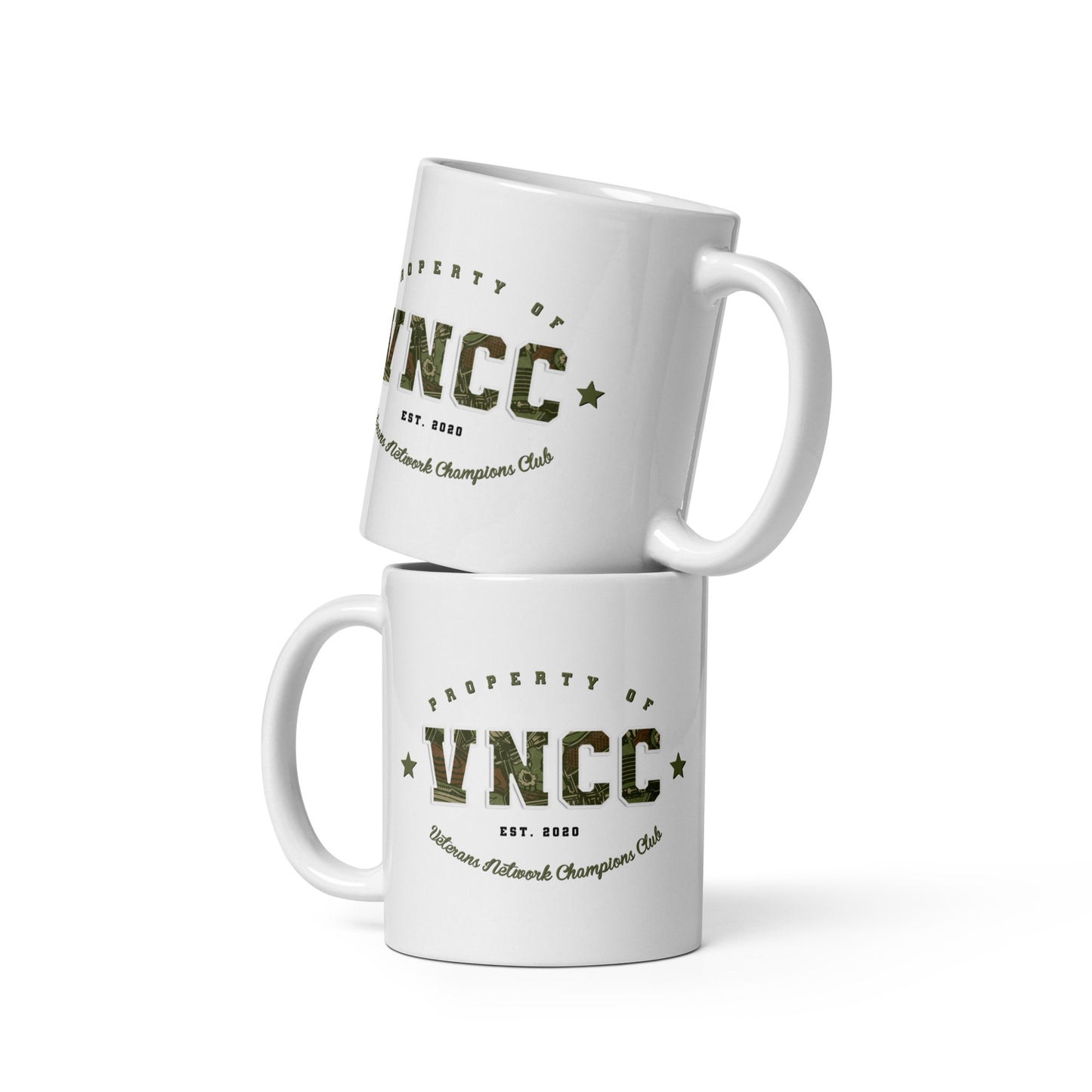 Property of VNCC Glossy Mug - Camo