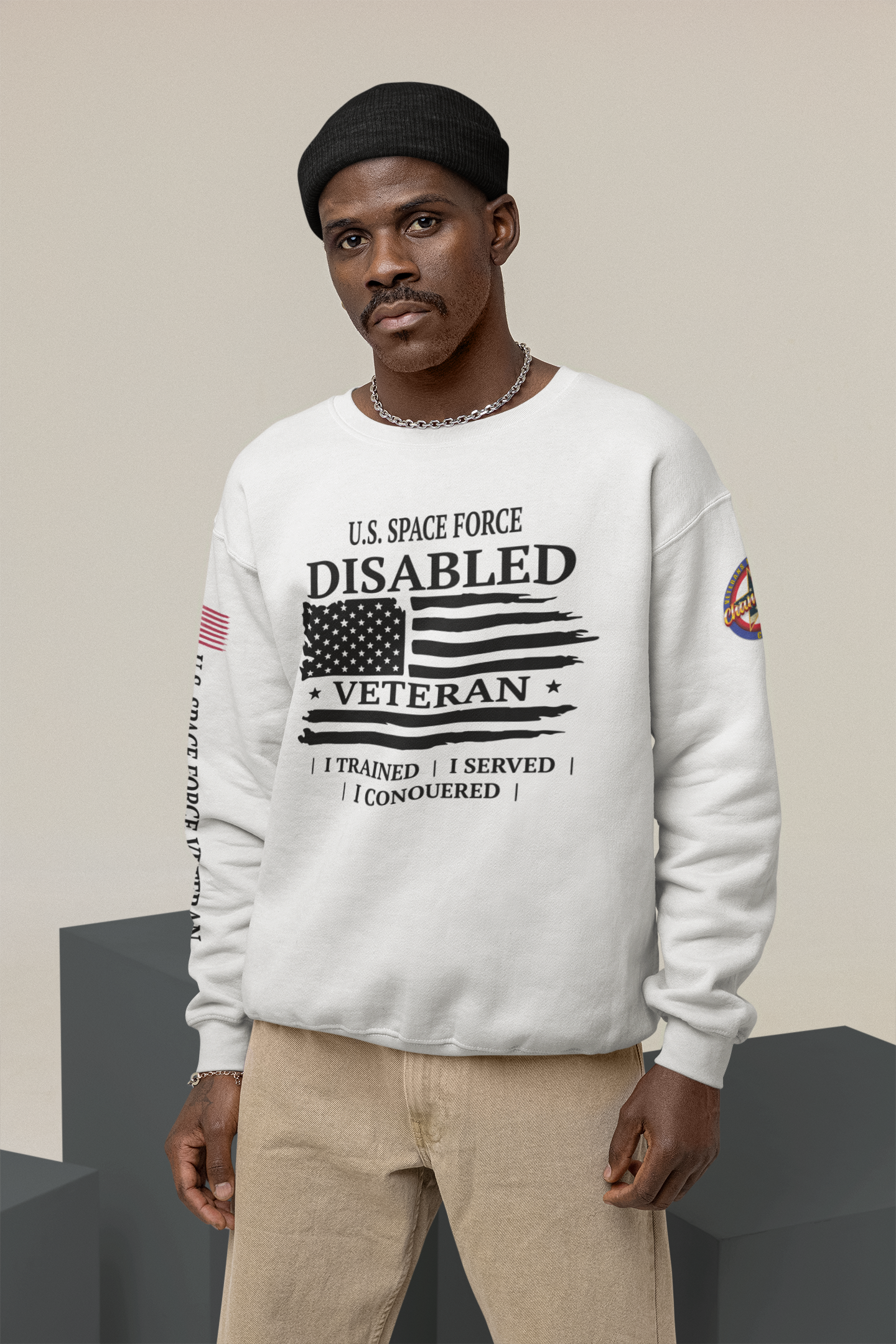 US Space Force Disabled Veteran Sweatshirt