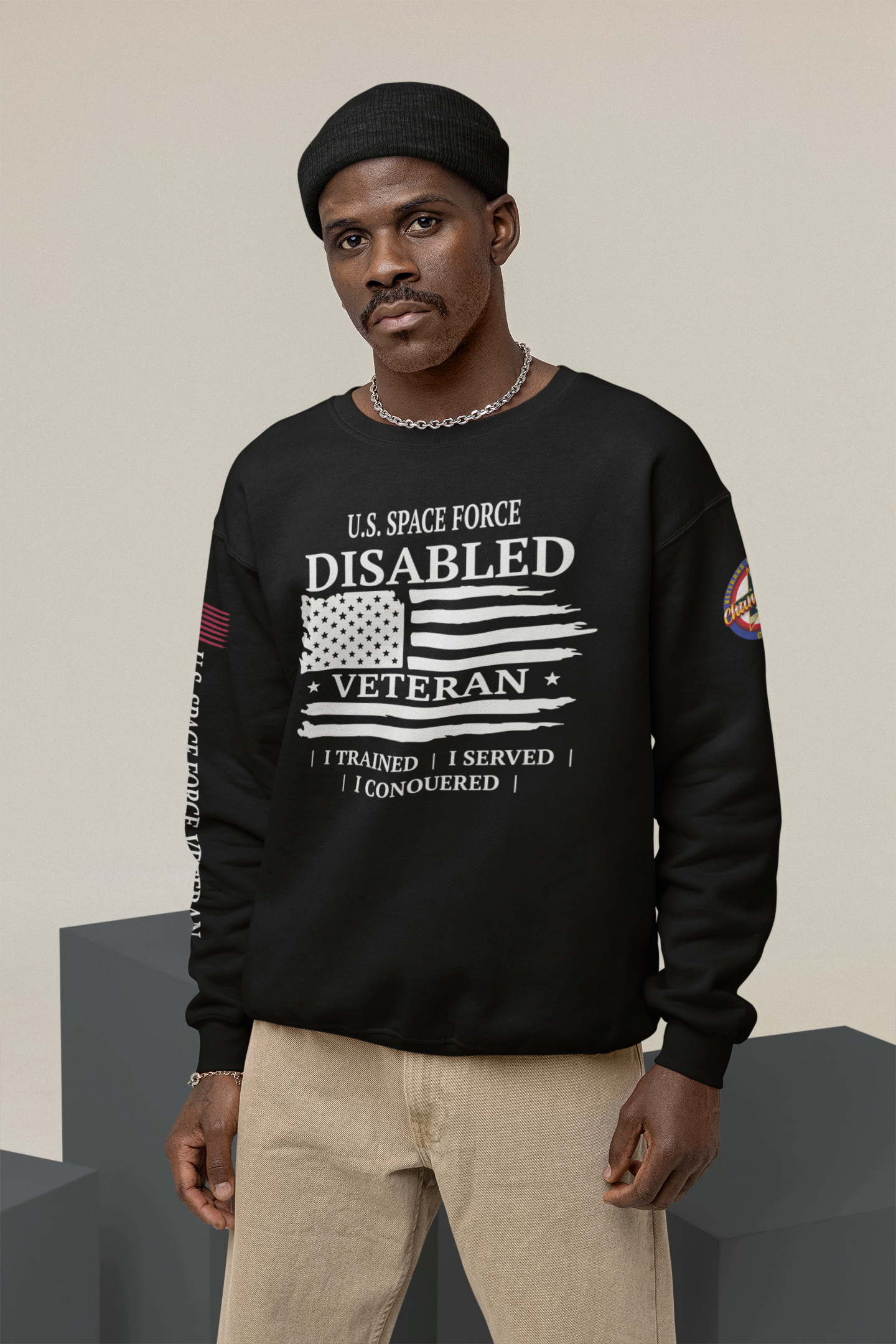 US Space Force Disabled Veteran Sweatshirt