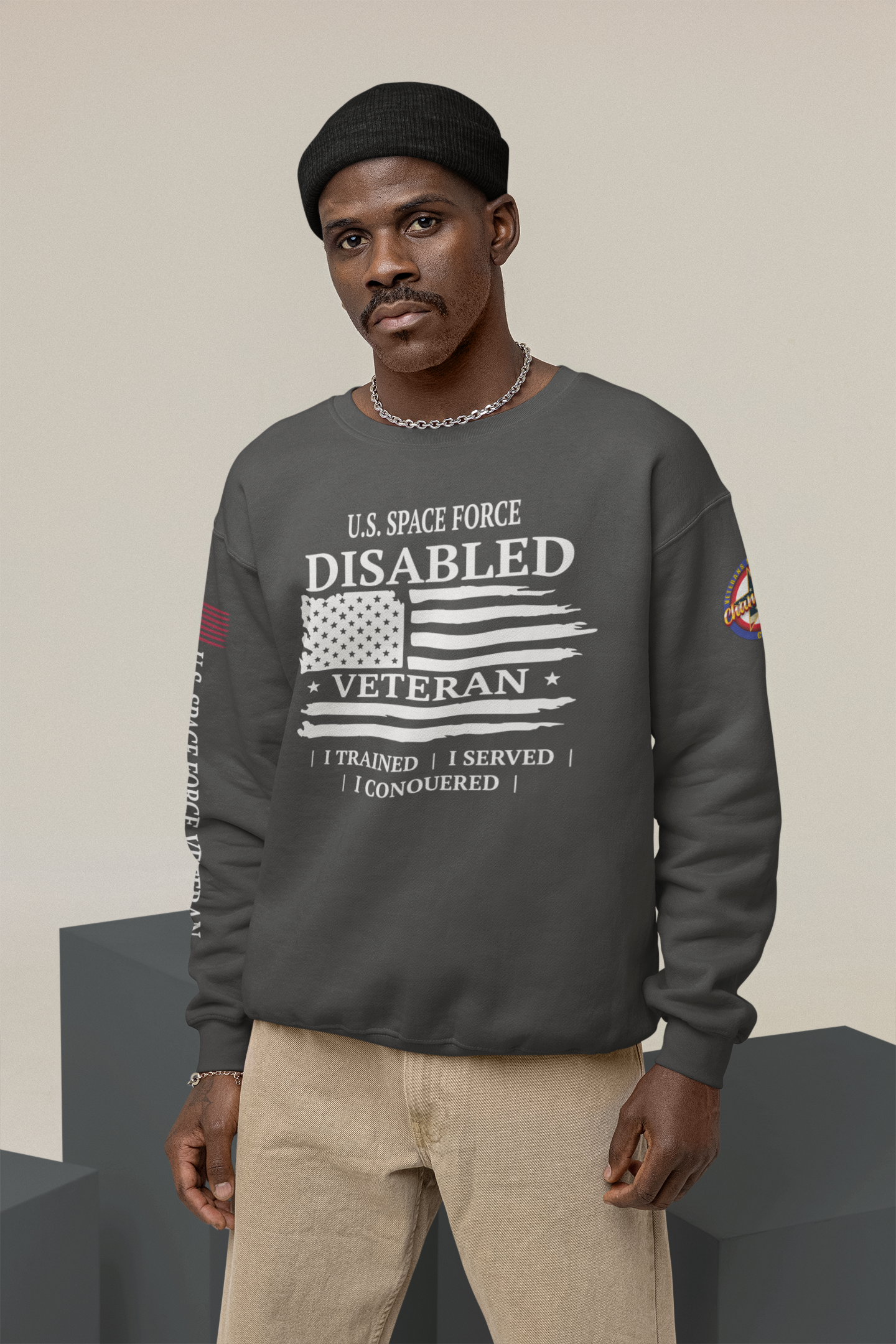 US Space Force Disabled Veteran Sweatshirt