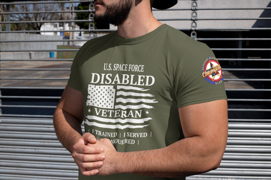 US Space Force Disabled Veteran T-Shirt